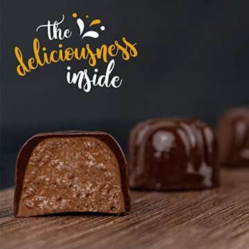 Astor Chocolate Hazelnut Vegan Truffle Box, 18 piece Belgian Chocolate Gift Set, Gourmet Non Dairy Candy, Kosher Pareve Candy, Christmas Valentines Day Birthday Holidays, Prime Holiday Delivery Basket