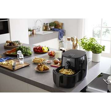 Philips TurboStar Technology Airfryer with Analog Interface for Healthy Cooking