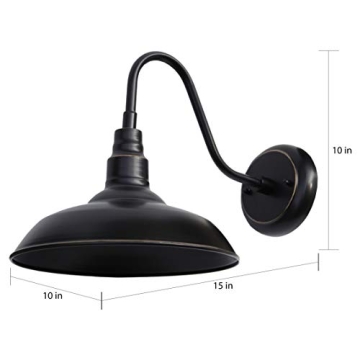 Stylish AA Warehousing 1-Light Outdoor Wall Lamp