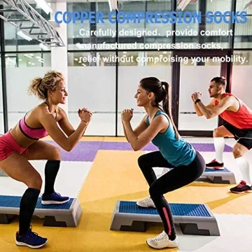 Graduated Copper Compression Socks Enhance Circulation and Comfort