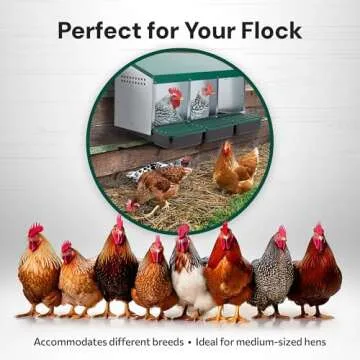 Durable Homestead Essentials Chicken Nesting Box for Hen Care