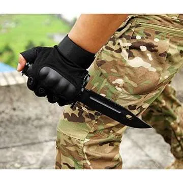 Ciyuhome Tactical Rubber Knife for Safe Outdoor Play and Cosplay