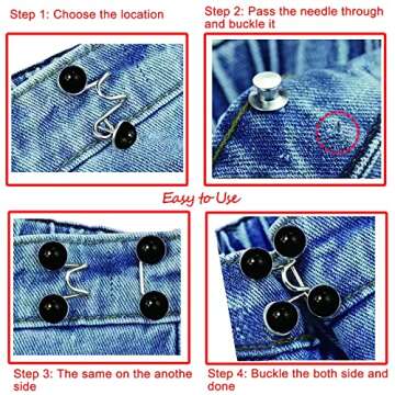 Urmspst Adjustable Waist Buckle Set for Perfect Fit