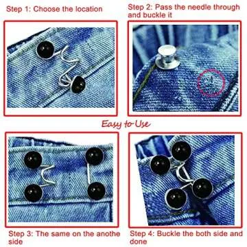 Urmspst Adjustable Waist Buckle Set for Perfect Fit