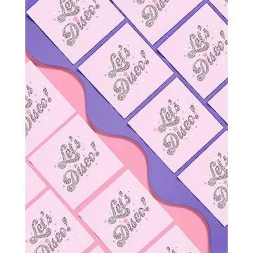 xo, Fetti Let's Disco Napkins - 3-ply, 25 pcs | Bachelorette Party Decorations, Last Disco Bach, 70s Birthday Party, Baby Shower Supplies, Cool Cocktail Napkins