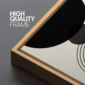 SIGNLEADER 3-Piece Framed Canvas Wall Art - Modern Design