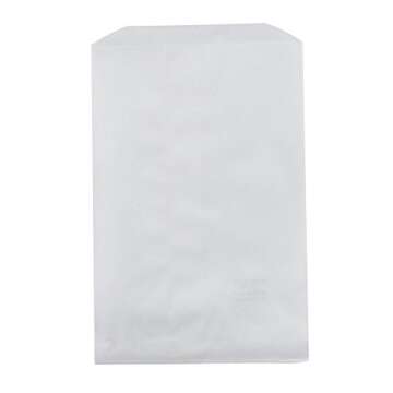 150 White Kraft Paper Bags, 5 x 7.5 Inches, Favor and Candy Bags by A1 Bakery Supplies