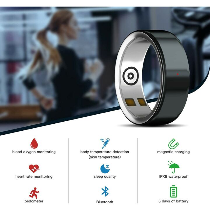 Fitiger Activity Tracker Smart Ring with Health Monitoring