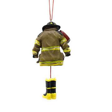 Kurt Adler J1038 4.5- Firefighter Uniform Christmas Ornament