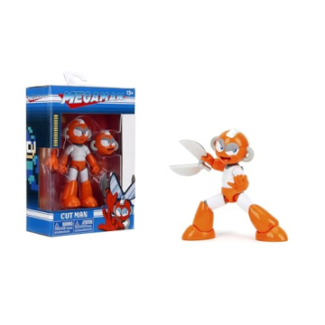 Jada Toys Mega Man 4" Cut Man Action Figure with Accessories