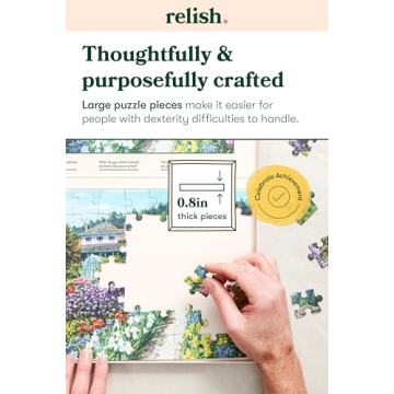 Engaging Relish 63 Piece Farmers Market Puzzle for Seniors