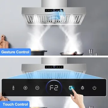 30 Inch Wall Mount Range Hood with Gesture Control