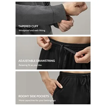 DAVID ARCHY Winter Fleece Pajamas Set for Men