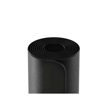 Glorious Extended Gaming Mouse Pad/Mat - Long Black Cloth Mousepad, Stitched Edges | 11"x36" (G-E)