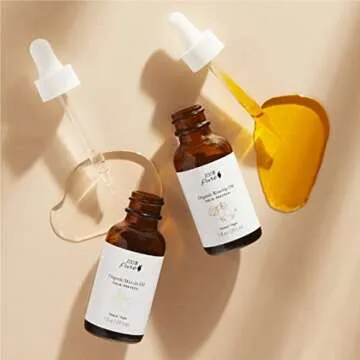 100% PURE Organic Rosehip Oil Moisturizer For Face, Body, Hair Hydrating Vitamins & Omega Fatty Acids Support Glowing, Plumped Up Youthful Skin - Natural Cold-Pressed Facial Radiance - Vegan - 1oz