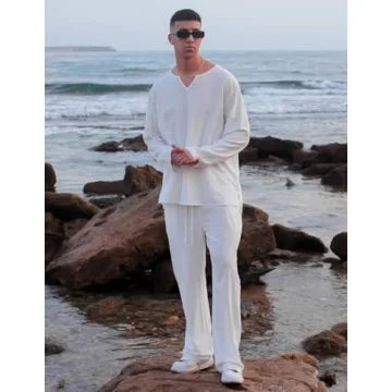 COOFANDY Men's Linen Casual Pants Summer Comfort & Style