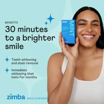 Zimba Teeth Whitening Strips - Enamel Safe Vegan Whitening for Every Smile