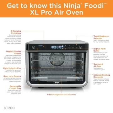 Ninja DT200 Foodi 8-in-1 XL Pro Air Fry Oven