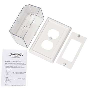 LectraLock Baby Safety Electrical Outlet Cover for Childproofing