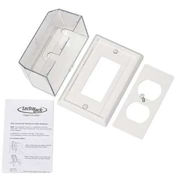 LectraLock Baby Safety Electrical Outlet Cover for Childproofing