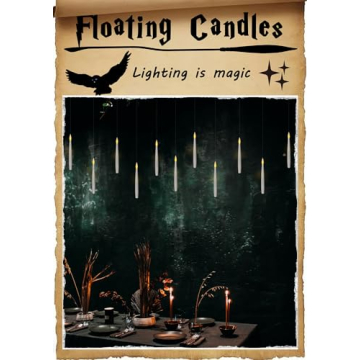 Leejec Flameless Floating Candles with Remote Magical LED Decor