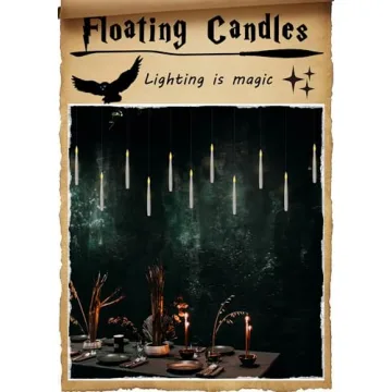 Leejec Flameless Floating Candles with Remote Magical LED Decor