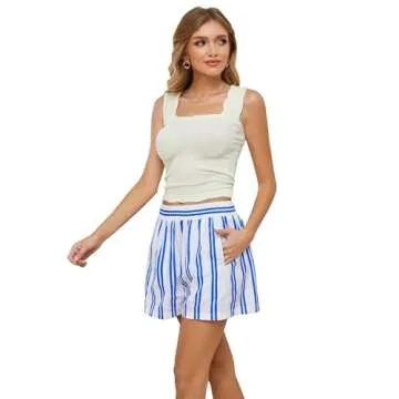MISSACTIVER Striped Boxer Shorts Casual Summer Pajama Wear