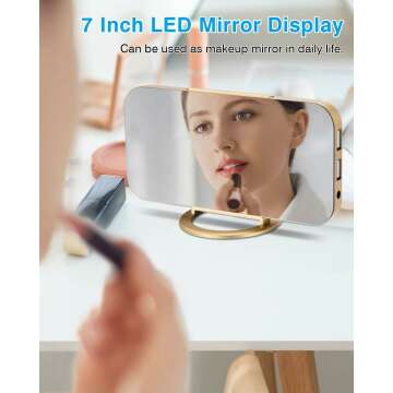 Digital Alarm Clock with USB Charger and Night Mode