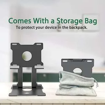 KABCON Adjustable Aluminum Tablet Stand for iPads and Tablets