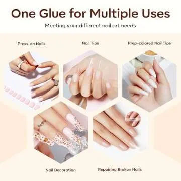 Modelones 10 ml Nail Glue for Press On and Acrylics