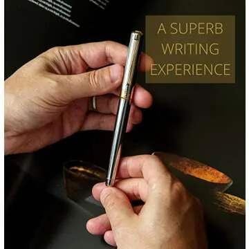 Scriveiner Silver Chrome Rollerball Pen