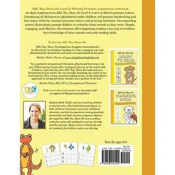 ABC See, Hear, Do Level 2: Writing Practice for Lowercase Letters