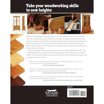 Woodworking: The Complete Step-by-Step Guide to Skills, Techniques, and Projects (Fox Chapel Publish...