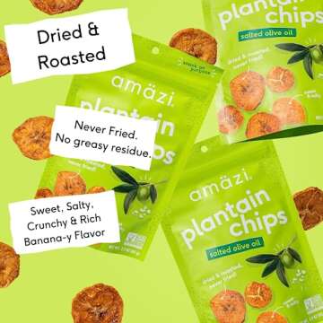 Healthy Amäzi Plantain Chips - Sweet & Salty Snack