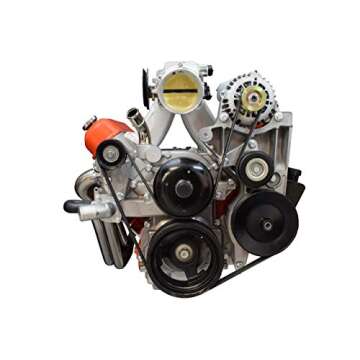 ICT Billet LS Idler Pulley Relocation Bracket for LS1 Intake Swap LQ4 LQ9 LSX 4.8L 5.3L 6.0L Truck B...