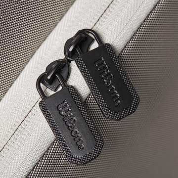 Wilson Tour Tennis Racket Bag Holds 6 Rackets Stylish Grey