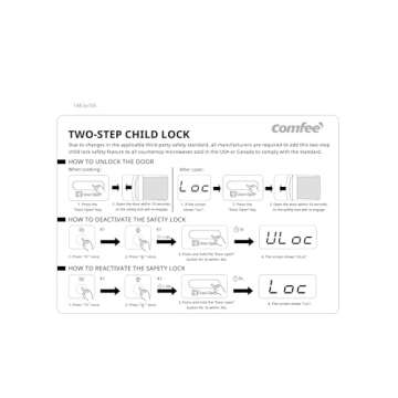 COMFEE' Retro Small Microwave Oven With Compact Size, 9 Preset Menus, Position-Memory Turntable, Mut...