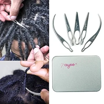 NAYOO EasyLoc Tool – 5 Piece Dreadlocks Care Set for Effortless Hair Styling