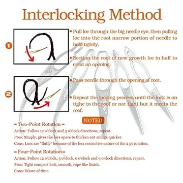 NAYOO Interlock Tool for Easy Locs Maintenance