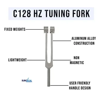 Professional C128 Hz Tuning Fork for Healing & Testing