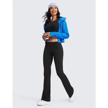 CRZ YOGA Womens Butterluxe Low Rise Flare Leggings 32"