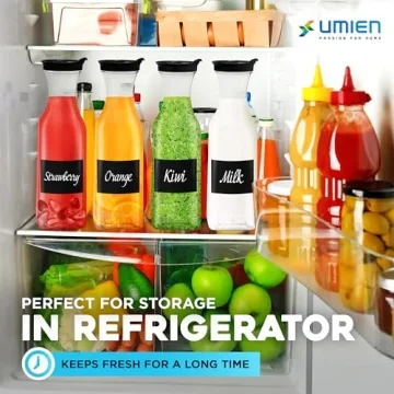 Umien 50 Oz Spill-proof Water Carafe for All Drinks