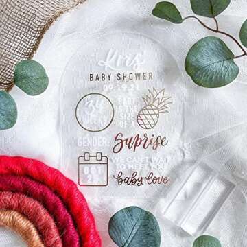 JINMURY 4x6 Inch Blank Clear Arch Acrylic Sign | 10 Pack Arched Round Top Acrylic Sheet 1/8 inch Thick, DIY Acrylic Arch Table Numbers, Arched Modern Wedding Signs, Events& Parties Centerpieces Decor