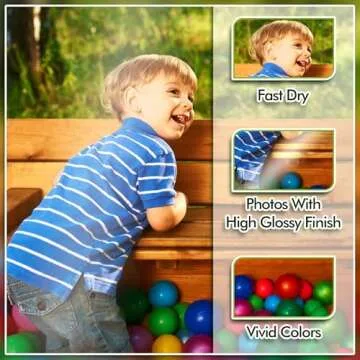 Koala Double Side Thin Glossy Photo Paper 11x17 Inches 120gsm 100 Sheets Compatible with Inkjet Printer and Dye Ink 32LB