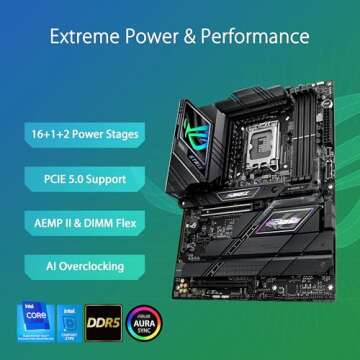 ASUS ROG Strix Z790-F Gaming WiFi II LGA 1700(Intel 14th &13th & 12th Gen) ATX Gaming Motherboard(DD...