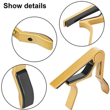 Mudder 4 Pcs Guitar Capo - Aluminum Universal Music Accessory
