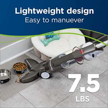 Bissell PowerEdge Pet Hardwood Floor Bagless Cleaner, 81L2A Stick Vacuum, Gray