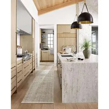 Loloi Amber Lewis Alie Collection ALE-03 Taupe/Dove 5'-3'' x 7'-9'', .13'' Pile Height, Area Rug