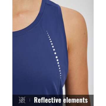 BALEAF Women's Workout Tank Top UPF50+ Racerback Gym