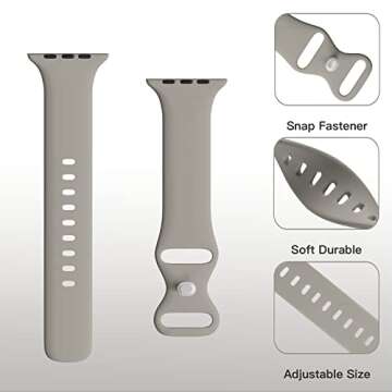 Durable STG Sport Silicone Band for Apple Watch Styles